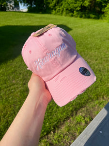 NICARAGUA HAT PINK