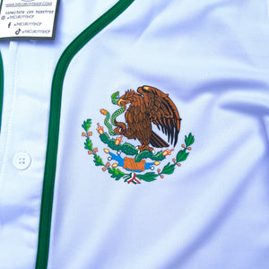 MEXICO JERSEY BLANCO/LINEAS VERDES