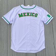 Cargar imagen en el visor de la galería, MEXICO JERSEY BLANCO/LINEAS VERDES