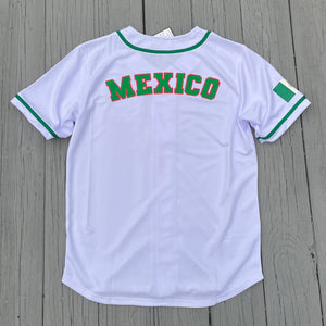 MEXICO JERSEY BLANCO/LINEAS VERDES