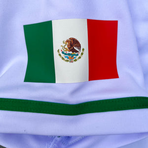 MEXICO JERSEY BLANCO/LINEAS VERDES