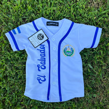 Cargar imagen en el visor de la galería, EL SALVADOR NIÑOS JERSEY UNISEX