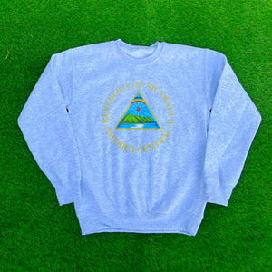 NICARAGUA ESCUDO CREWNECK GRIS🇳🇮