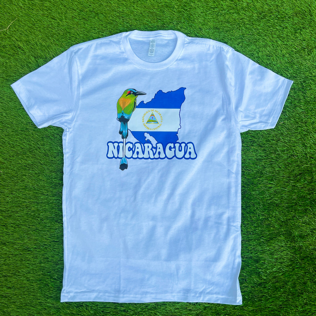 NICA CAMISA BLANCA UNISEX🇳🇮