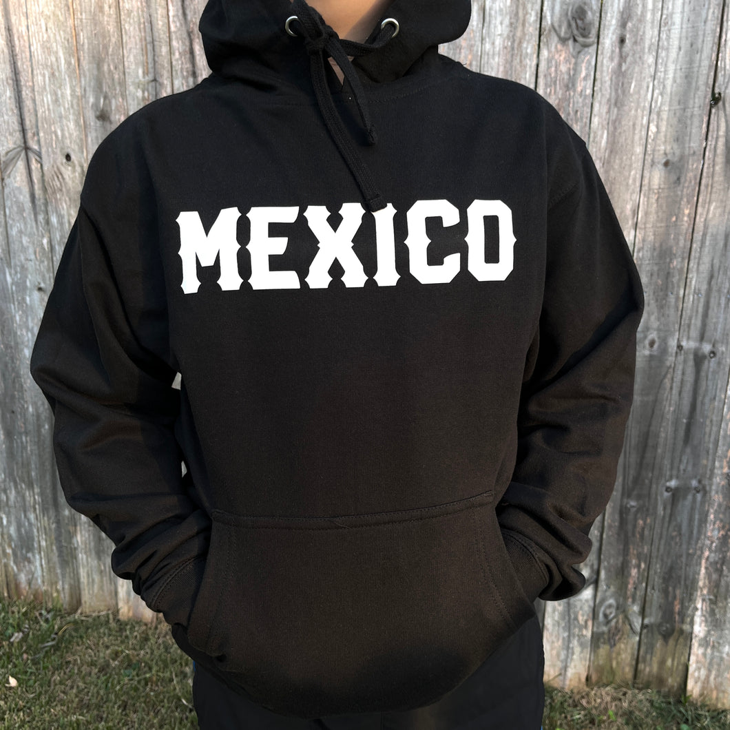 MÉXICO 🇲🇽 HOODIE NEGRO UNISEX