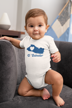 Cargar imagen en el visor de la galería, baby-boy-with-El-Salvador--onesie-at-home